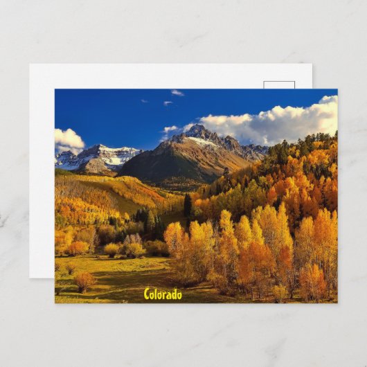 Fall in Colorado ポストカード (正面/裏面)