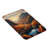 Fall in Franconia Notch State Park Travel マグネット (右側)