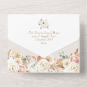 Fall In Love ウェディング オールインワン招待状 (裏面)