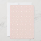 Fall in Love カボチャの野の花 ブライダルシャワー 招待状 (裏面)