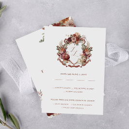 Fall In Love | 秋の花嫁 結婚式 RSVP 案内状