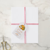 Fall in Love Autumn Rustic Pumpkin Baby Shower  ギフトタグ (より糸付き)