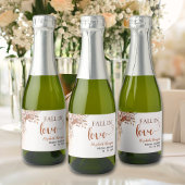 Fall in Love Bohemian Fall Bridal Shower  スパークリングワインラベル