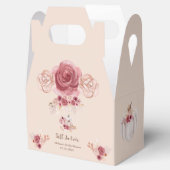 Fall In Love Boho Pink Pumpkin Bridal Shower フェイバーボックス (オープン)