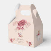 Fall In Love Boho Pink Pumpkin Bridal Shower フェイバーボックス (正面サイド)