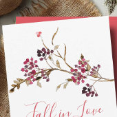 Fall In Love Bridal Shower Invitations 招待状