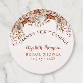 Fall in Love Fall Bridal Shower フェイバータグ