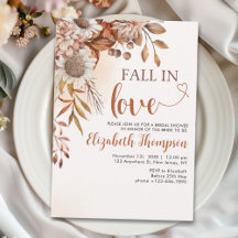 Fall in Love Fall Bridal Shower 