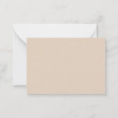 Fall In Love Floral Baby Shower Books For Baby ノートカード (裏面)