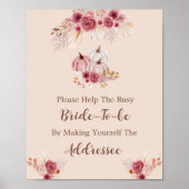 Fall In Love Help The Busy Bride Address ポスター (正面)