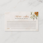 Fall in Love | Newlywed Advice and Wishes Game エンクロージャーカード (正面)