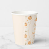 Fall In Love Pumpkin ベビーシャワー 紙コップ (右)