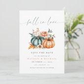 Fall in Love Pumpkin 結婚式 セーブザデート (スタンド正面)