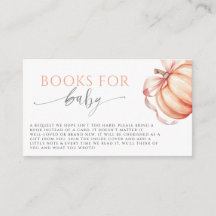 Fall in Love Pumpkin Pink Bow Books for Baby 