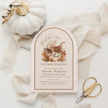 Fall In Love Vintage Carriage ベビーシャワー