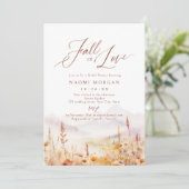 Fall In Love Wildflower Mountain Bridal Shower 招待状 (スタンド正面)