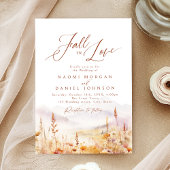 Fall In Love Wildflower Mountain Rustic Wedding 招待状