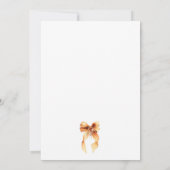 Fall in Love with Baby Shower Invitation 招待状 (裏面)