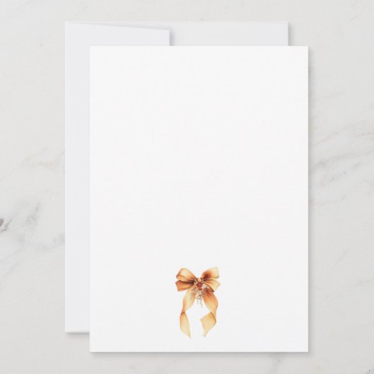 Fall in Love with Baby Shower Invitation 招待状 (裏面)