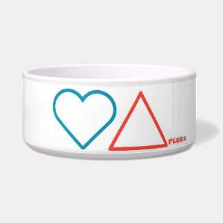 "Fall in Love With Change" Pet Bowl ボウル