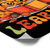 Fall In Love With Learning Autum Thanksgiving Teac ポスター (角)