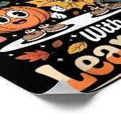 Fall In Love With Learning Autumn Pumpkin Teacher  ポスター (角)