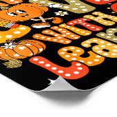 Fall In Love With Learning Autumn Thanksgiving Pum ポスター (角)