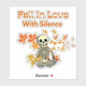 Fall in Love With Silence – Sticker シール (シート)