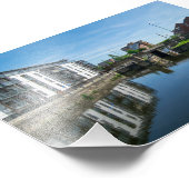 Fall Ings Lock, Wakefield フォトプリント (角)