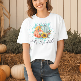 Fall is Best of All パンプキン Tシャツ