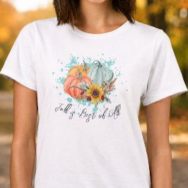 Fall is Best of All パンプキン Tシャツ