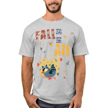 Fall Is in the Air Raccoon Autumn