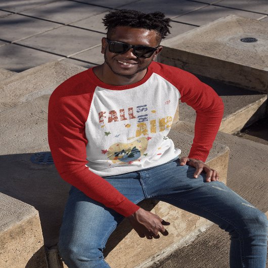 Fall Is in the Air Raccoon Autumn Tシャツ