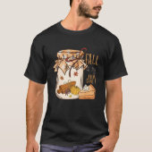 Fall Is My Jam Pumpkin Pie Autumn Family Pajama Th Tシャツ (正面)
