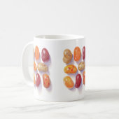 FALL JELLY BEANS ホワイトマグカップ コーヒーマグカップ (正面左)