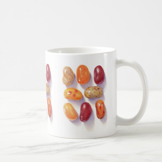 FALL JELLY BEANS ホワイトマグカップ コーヒーマグカップ (右)