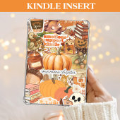 Fall Kindle Insert Autumn Cozy Bookish Gift シーズンカード