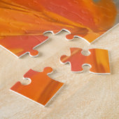 Fall Latte Date | Autumn Coffee Leaves Watercolor ジグソーパズル (側面)