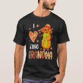 Fall Leaf Grandma Pumpkin Snowman Thanksgiving Aut Tシャツ (正面)