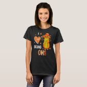 Fall Leaf Oma Pumpkin Snowman Thanksgiving Autumn  Tシャツ (正面フル)