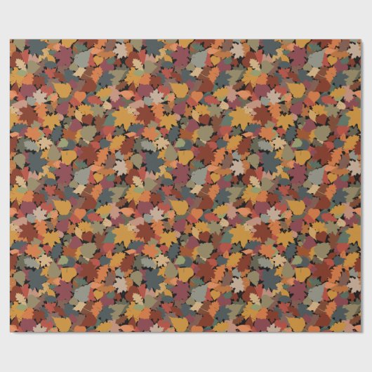 Fall & Leafs ラッピングペーパー (フラット)