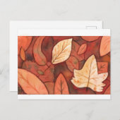 fall leaves ポストカード (正面/裏面)