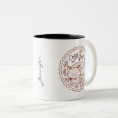 Fall Leaves Autumn Nature Mug ツートーンマグカップ (正面右)