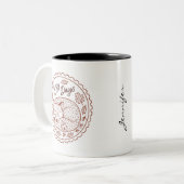 Fall Leaves Autumn Nature Mug ツートーンマグカップ (正面左)