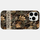 Fall Leaves Camouflage Personalized Case-Mate iPhoneケース (裏面 (横))