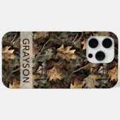 Fall Leaves Camouflage Personalized Case-Mate iPhoneケース (裏面 (横))