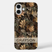 Fall Leaves Camouflage Personalized Case-Mate iPhoneケース (裏面)