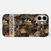Fall Leaves Camouflage Personalized Case-Mate iPhoneケース (裏面 (横))