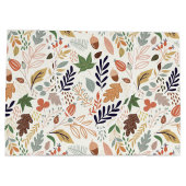 Fall Leaves Pattern ラージペーパーバッグ (裏面)