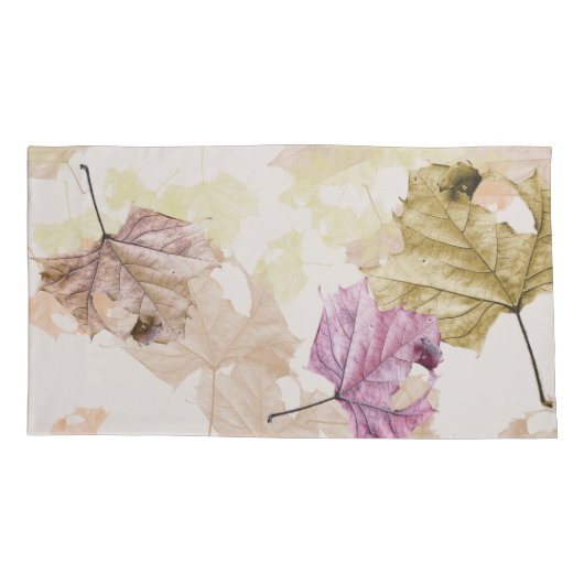 "fall leaves" PILLOW CASE SET 枕カバー (裏面-左)